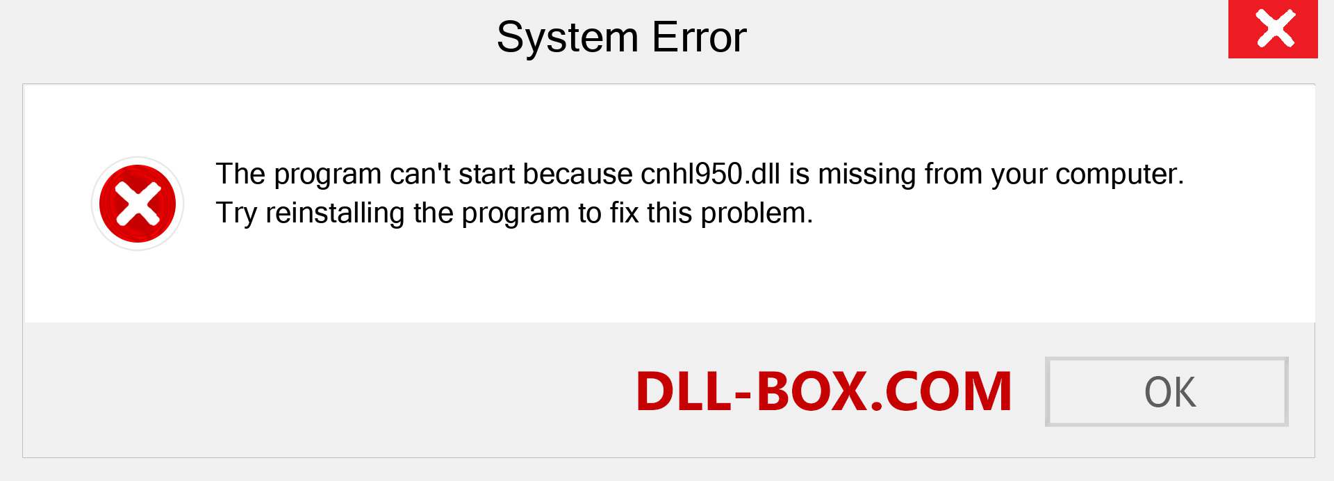  cnhl950.dll file is missing?. Download for Windows 7, 8, 10 - Fix  cnhl950 dll Missing Error on Windows, photos, images